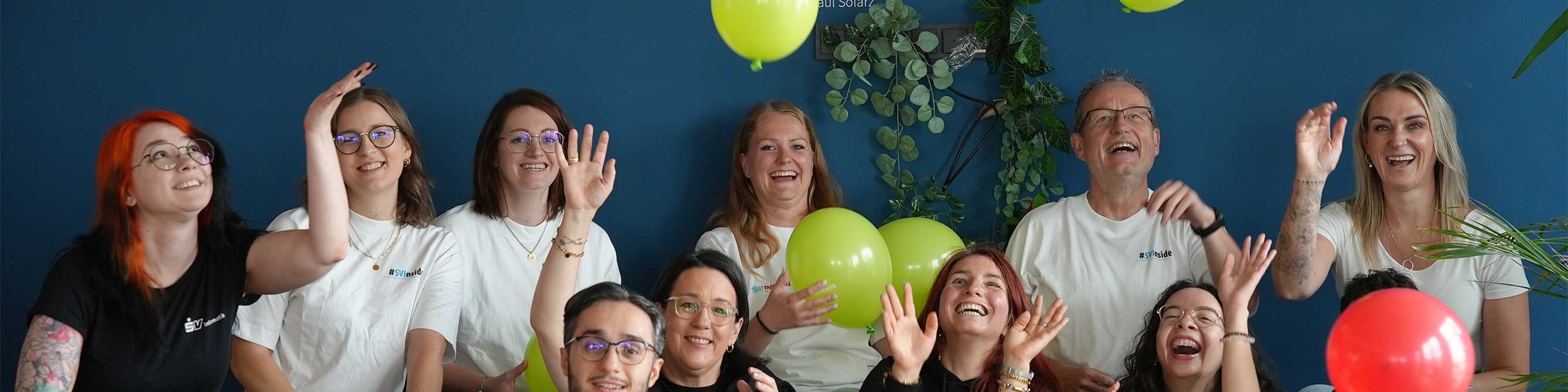 Unser Corporate Influencer:innen haben Spaß beim Content Day