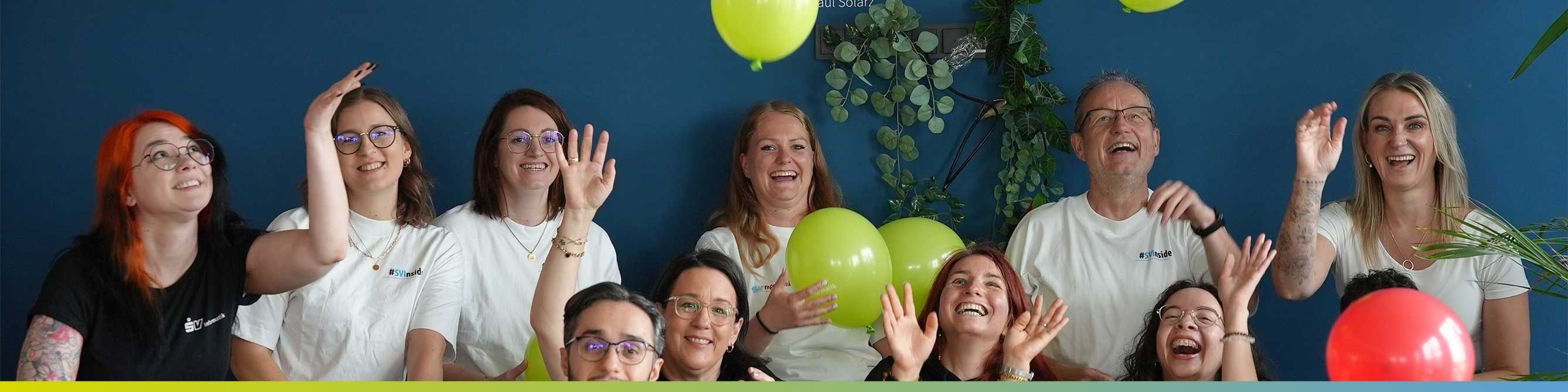 Unsere Corporate Influencer:innen haben Spaß beim Content Day