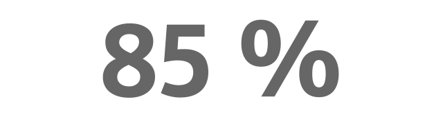 85 Prozent unserer Mitarbeitenden sind zufrieden mit der SV Informatik